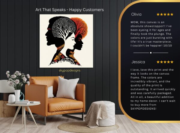 Interconnected Minds Tree Art