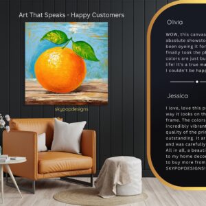 Orange Citrus Art