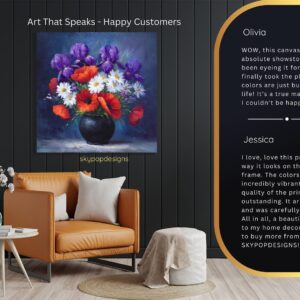 Vibrant Bouquet Art