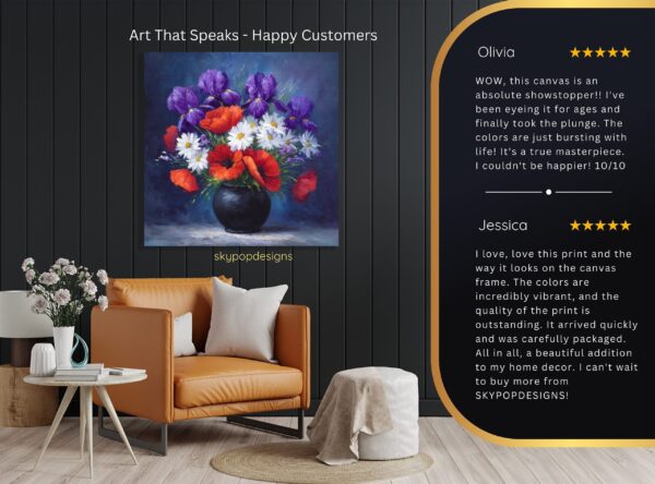 Vibrant Bouquet Art