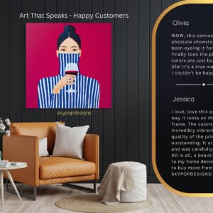 Stylish Wine Tasting Art