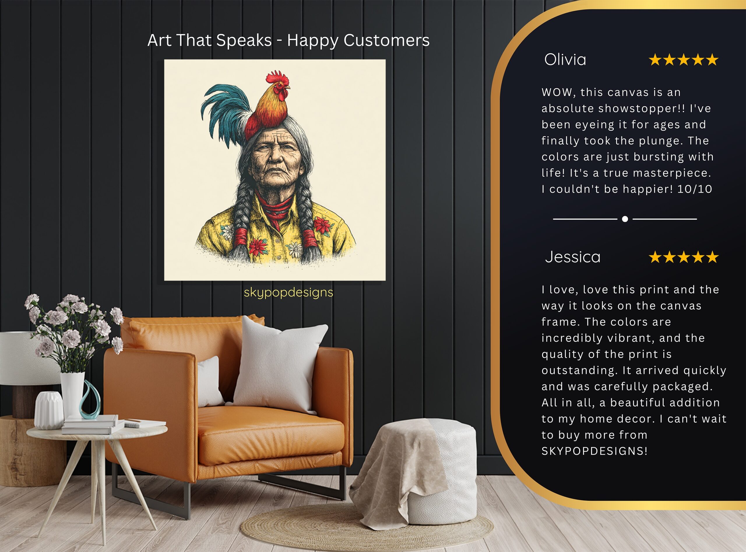 8.jpg Rooster Art