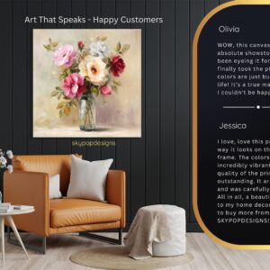 Elegant Floral Bouquet Art