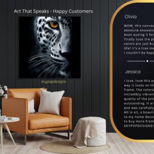 Snow Leopard Eye Art