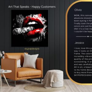 Money Lips Art
