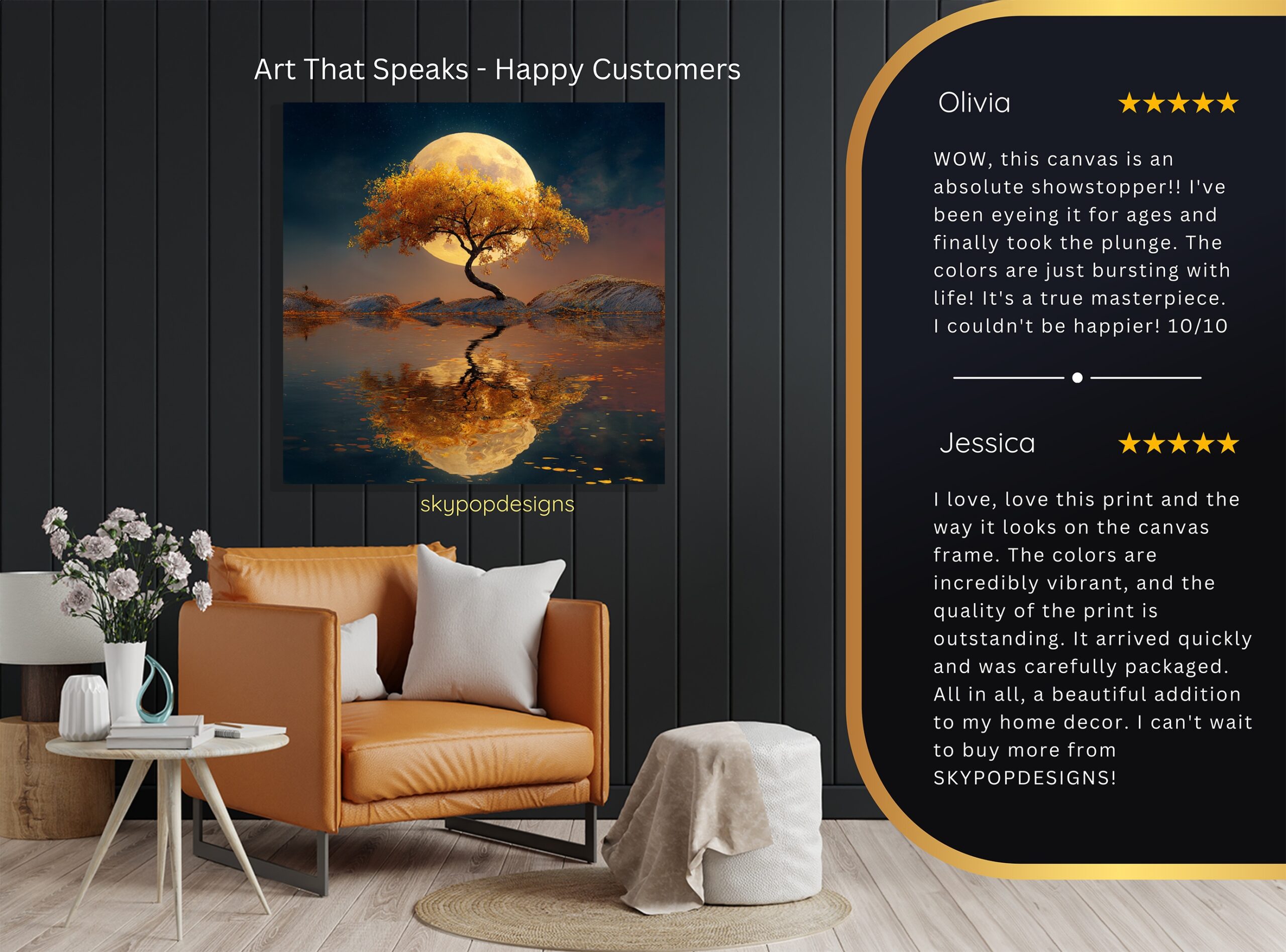8.jpg Moonlit Tree Reflection Art