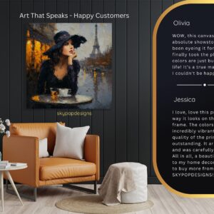 Paris Cafe Elegance Art