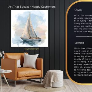 Sailboat Serenity Art