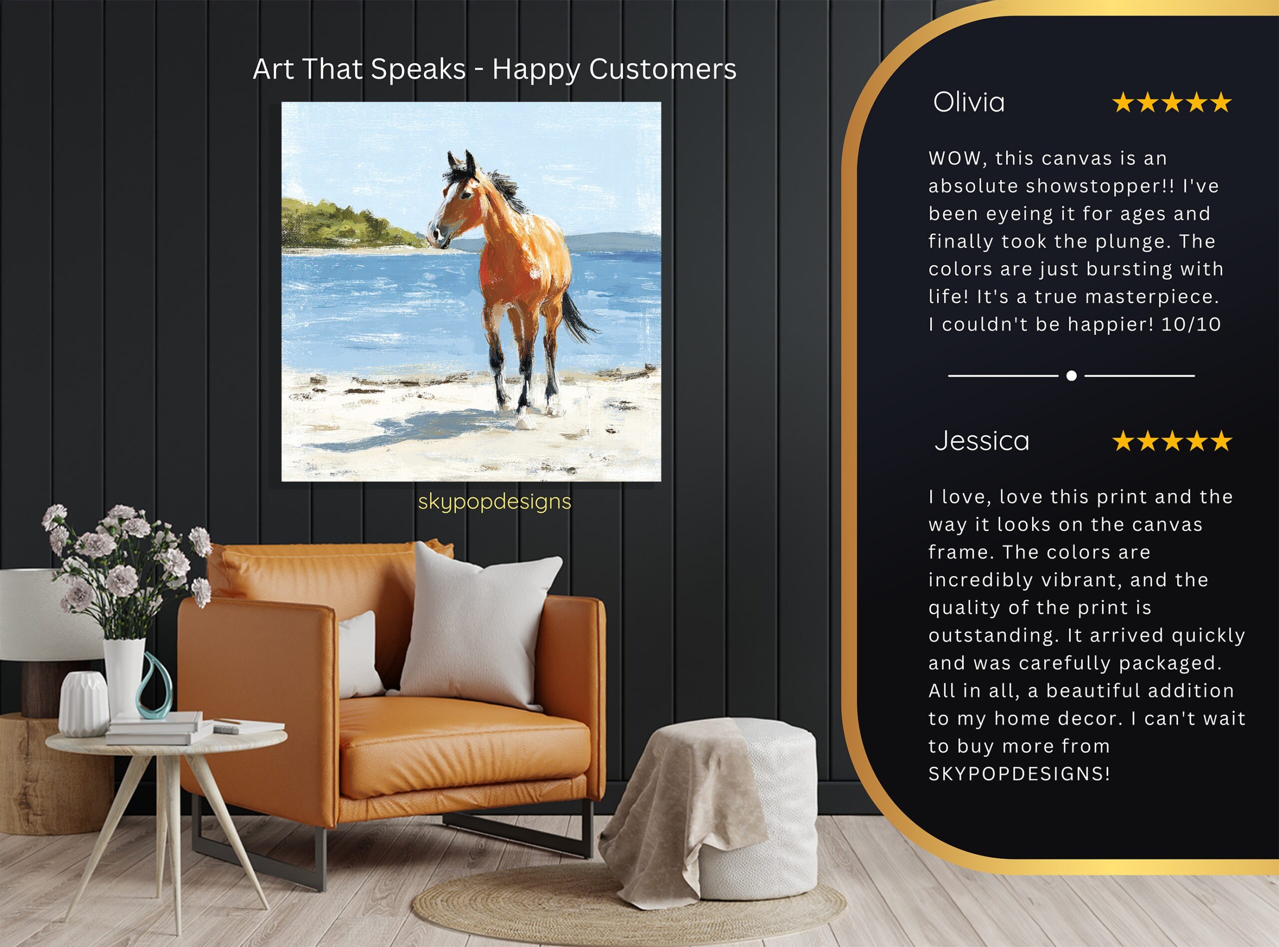 8.jpg Beach Horse Art