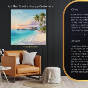Tropical Paradise Beach Art