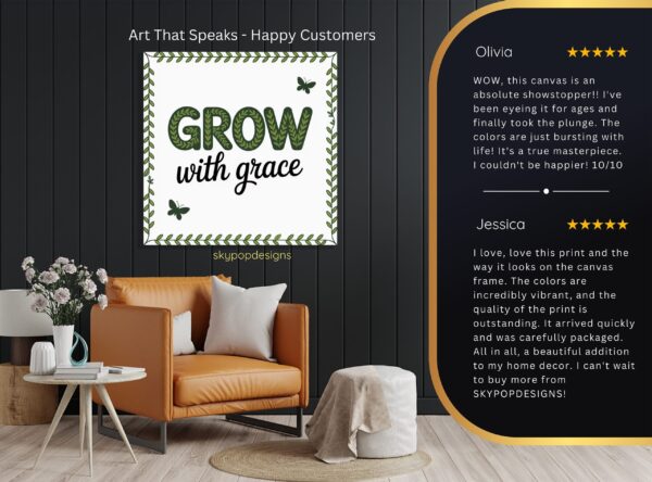 Butterfly Grow with Grace Art