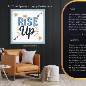 Rise Up Motivational Art