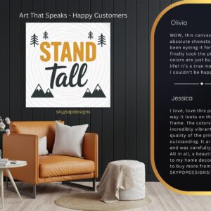 Stand Tall Mountain Art