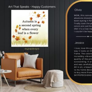 Autumn Leaf Flower Art
