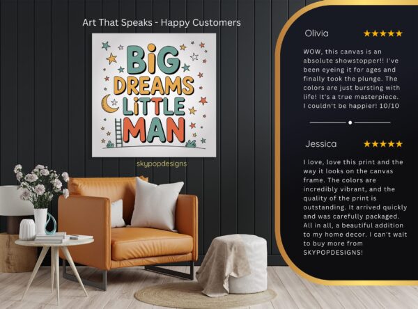 Big Dreams Little Man Art