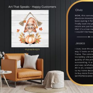 Autumn Gnome Pumpkin Patch Art