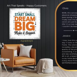 Dream Big Inspirational Art