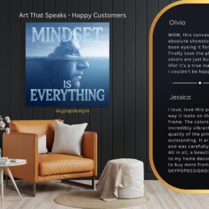 Mindset Iceberg Art