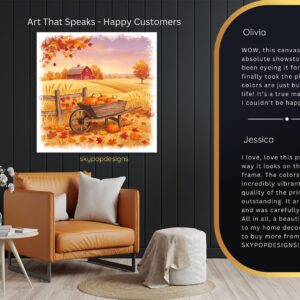 Autumn Harvest Barn Art