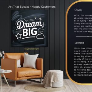 Dream Big Inspiration Art