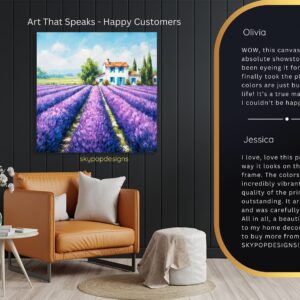 Lavender Field Art