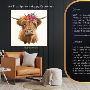 Highland Cow Art