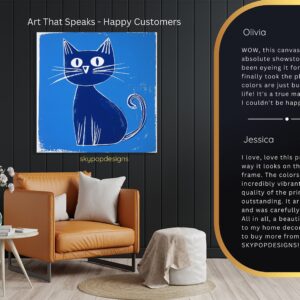 Blue Cat Art