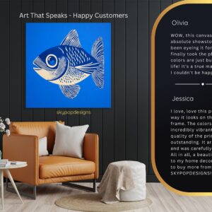 Blue Fish Art