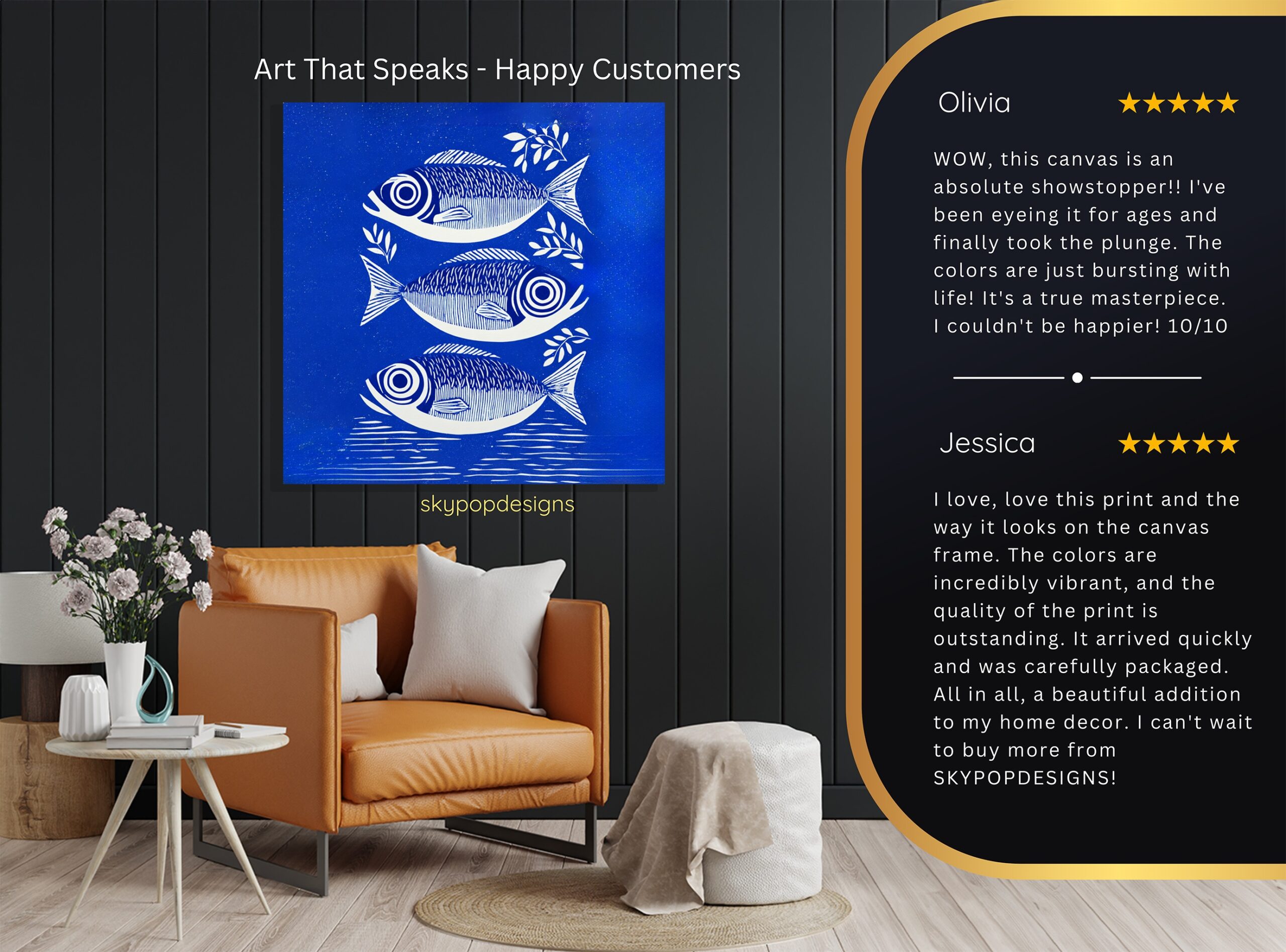 8.jpg Blue Fish Art