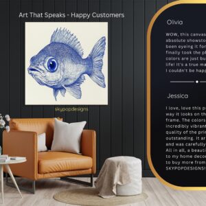 Blue Fish Art