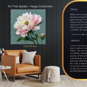 Peony Bloom Art