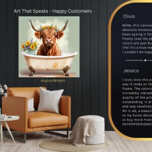 Highland Cow Art