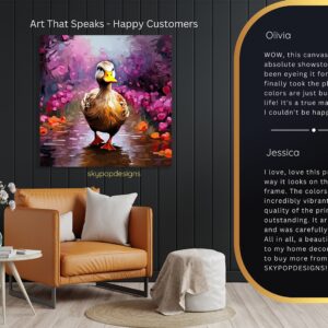 Duck Floral Art