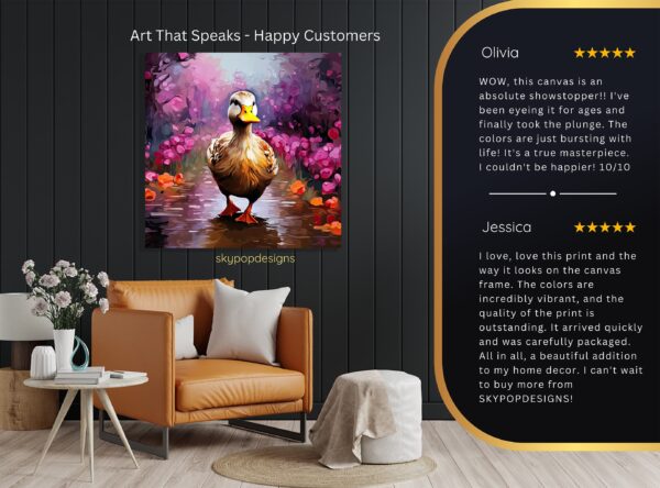 Duck Floral Art