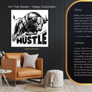 Hustle Bull Art