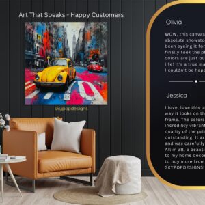 New York Beetle Taxi Art