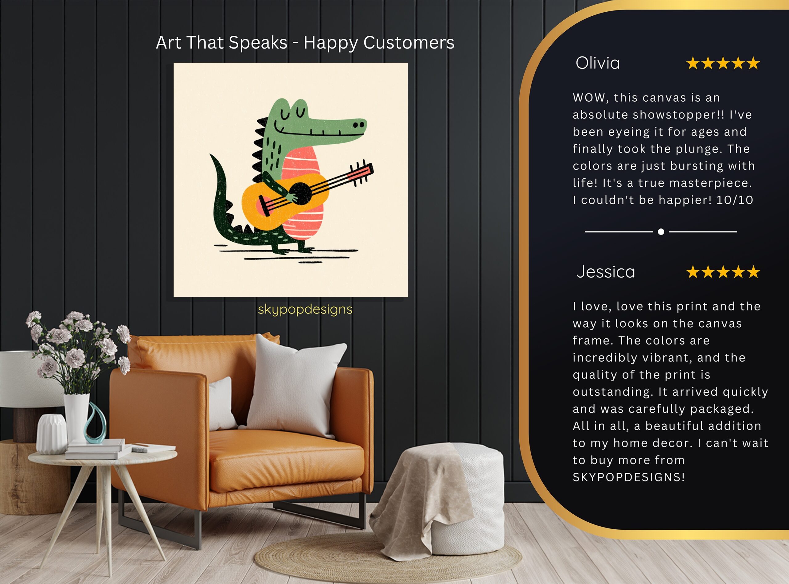 8.jpg Crocodile Guitar Art