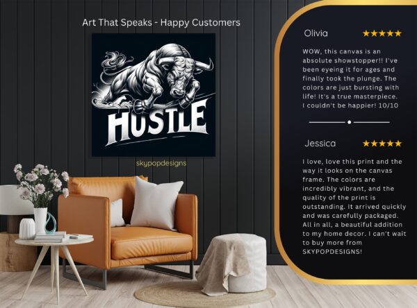 Hustle Bull Art