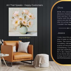 Soft Pink Poppies Art