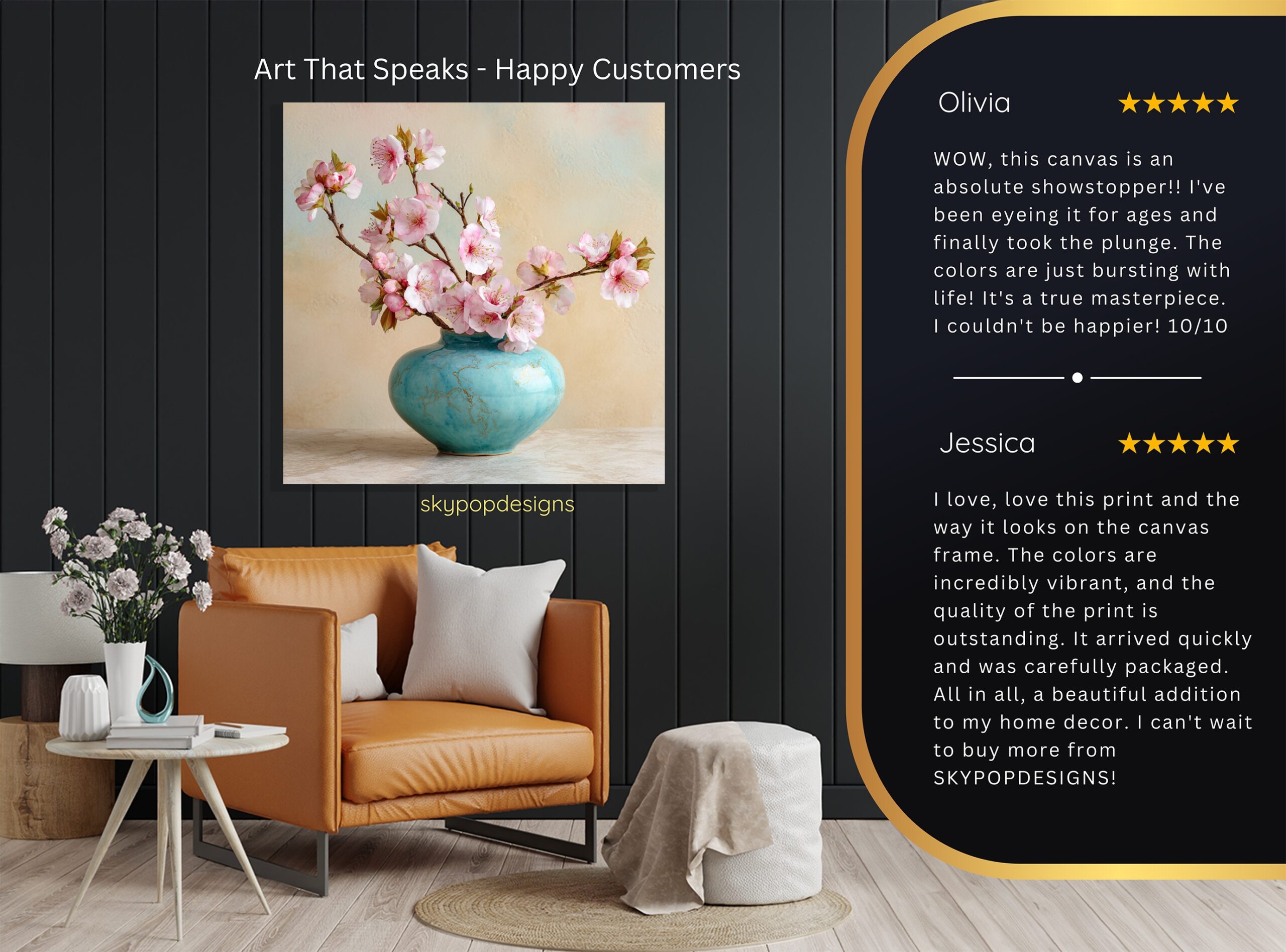 8.jpg Cherry Blossom Vase Art