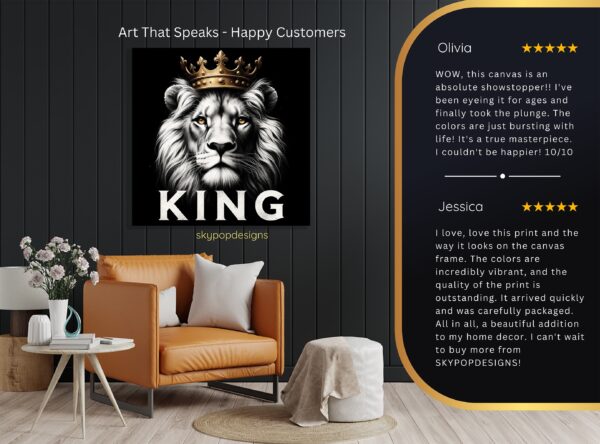 Lion Crown Art