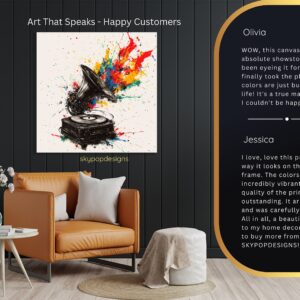 Gramophone Explosion Art