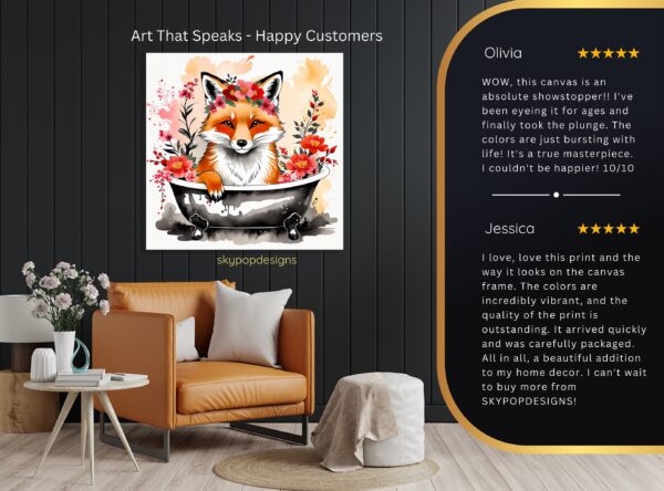 Floral Fox Art