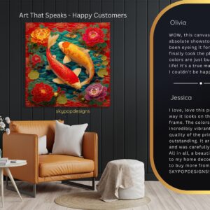Koi Fish Harmony Art