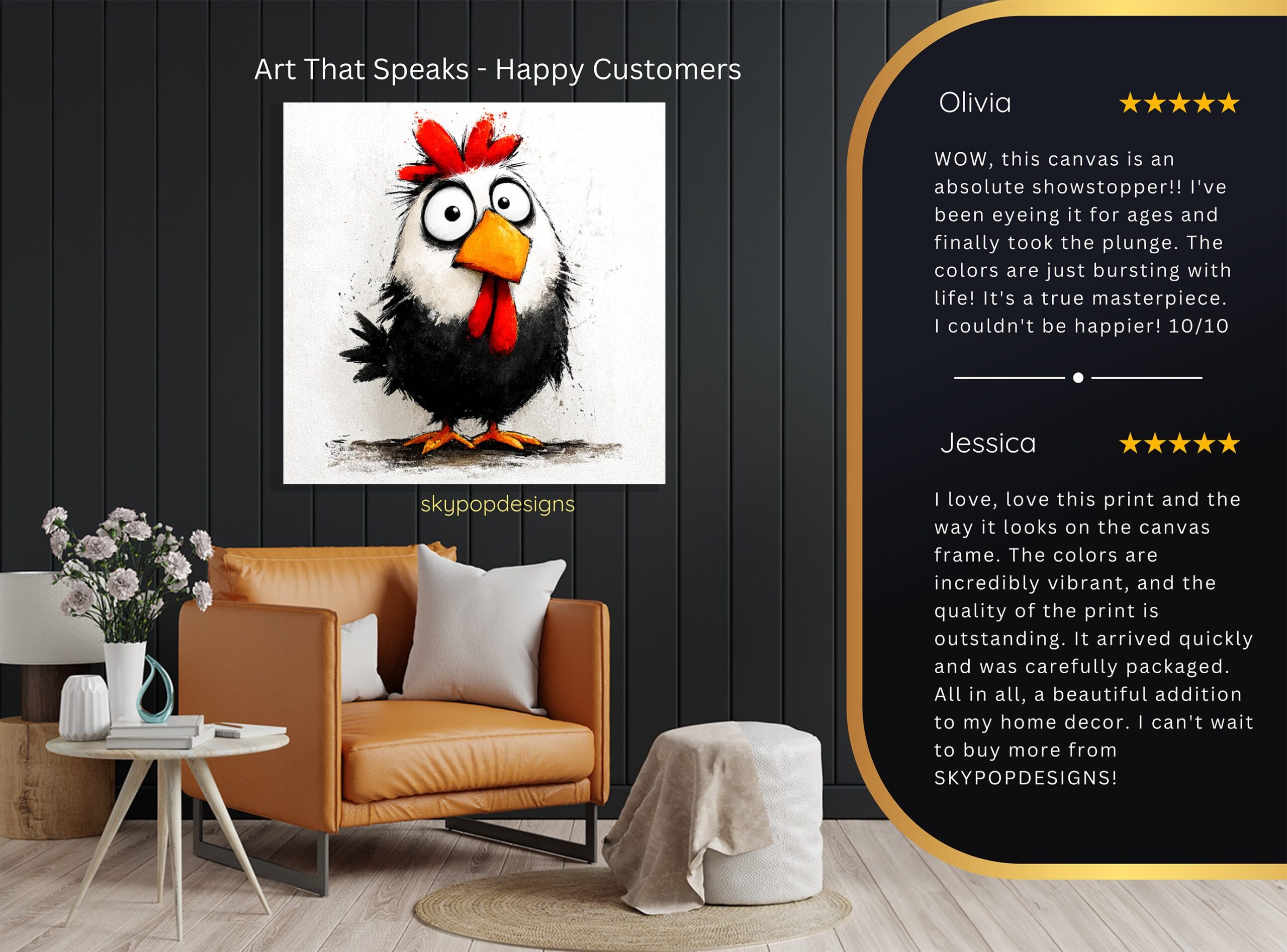 8.jpg Rooster Art