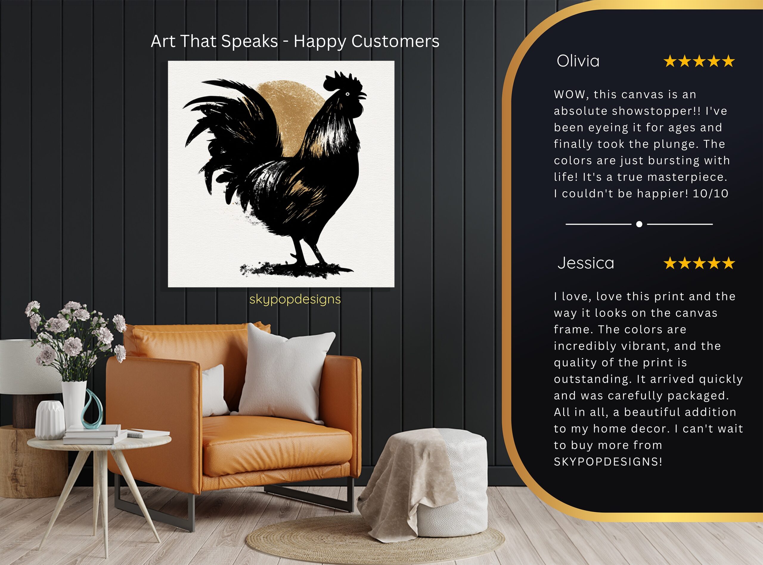 8.jpg Rooster Art