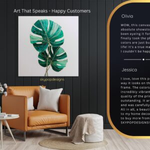 Monstera Leaf Art