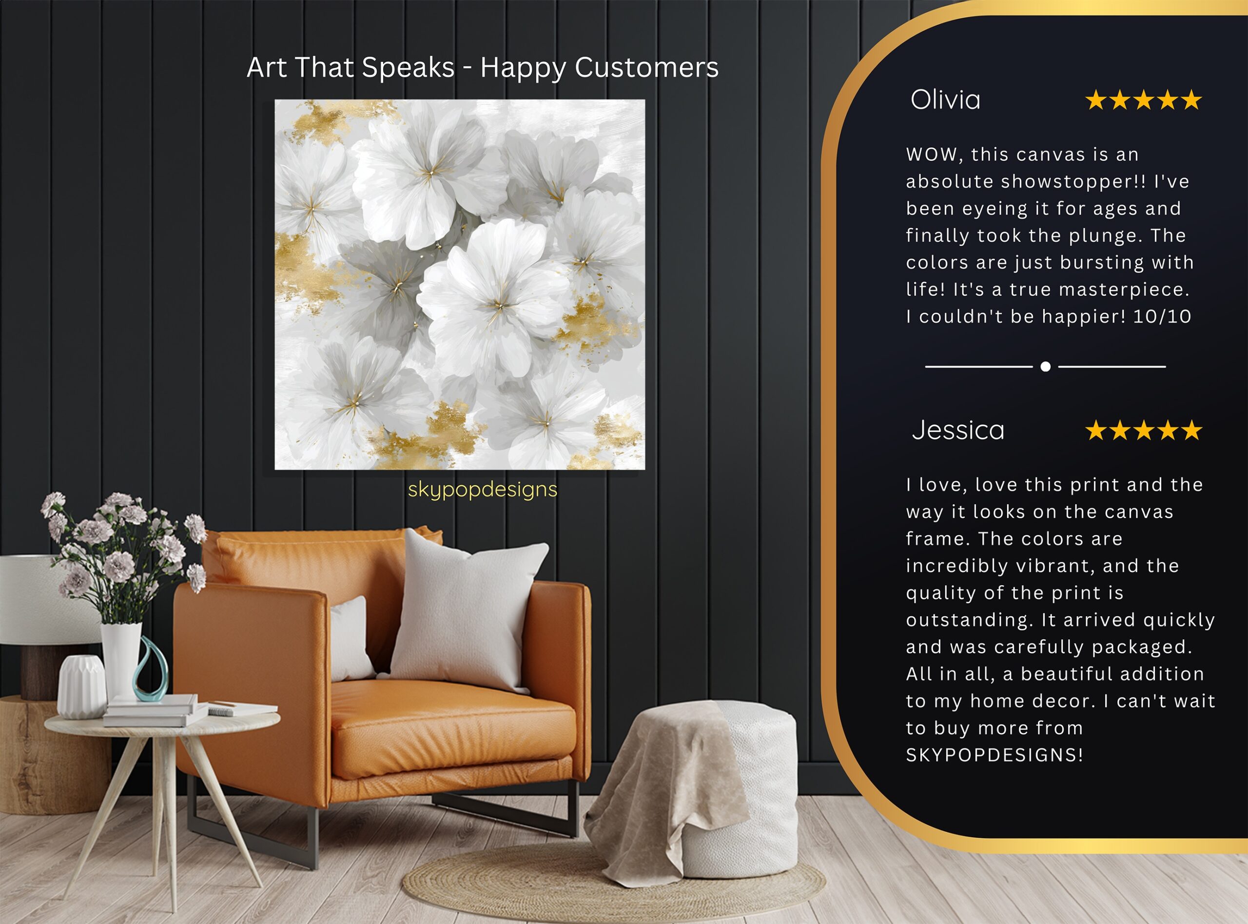 8.jpg Elegant White Blossoms Art