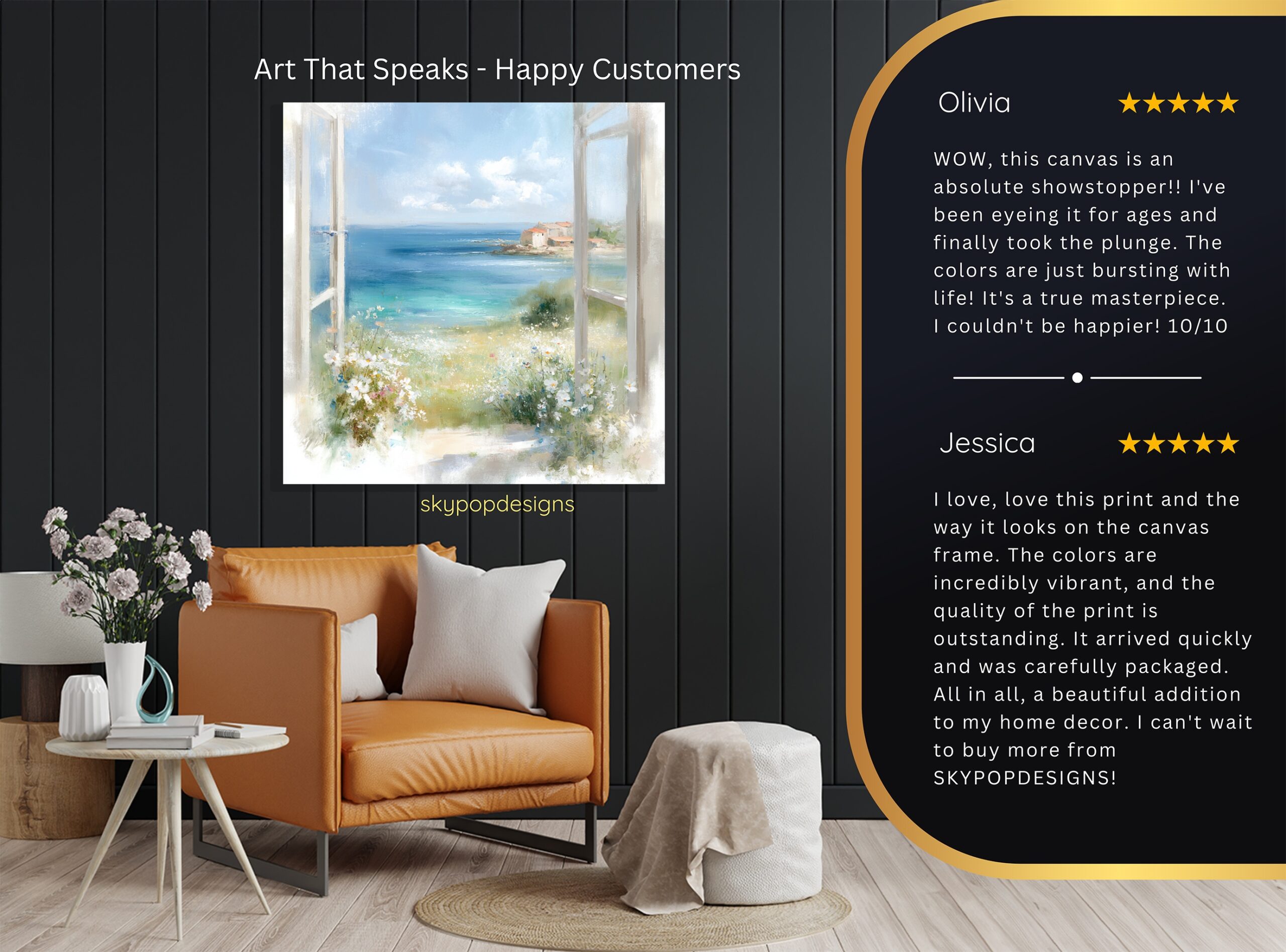 8.jpg Seaside Window View Art