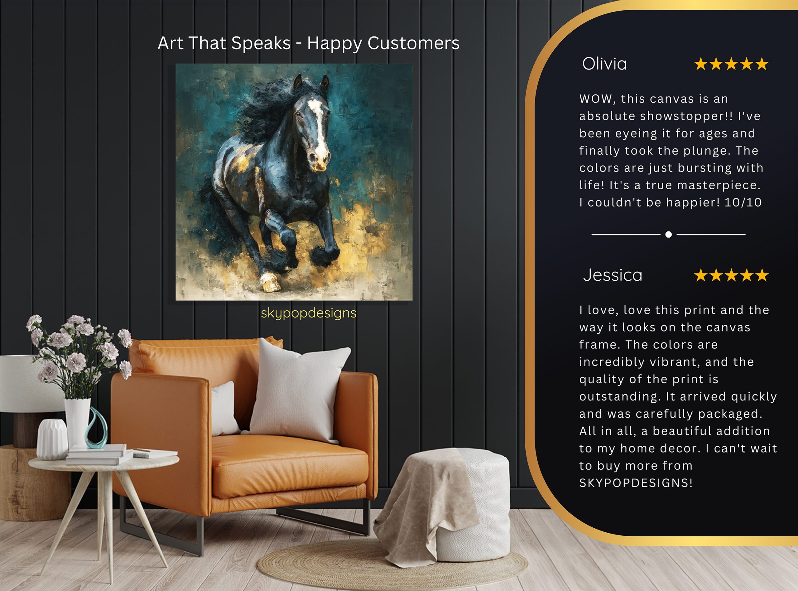 8.jpg Galloping Horse Art